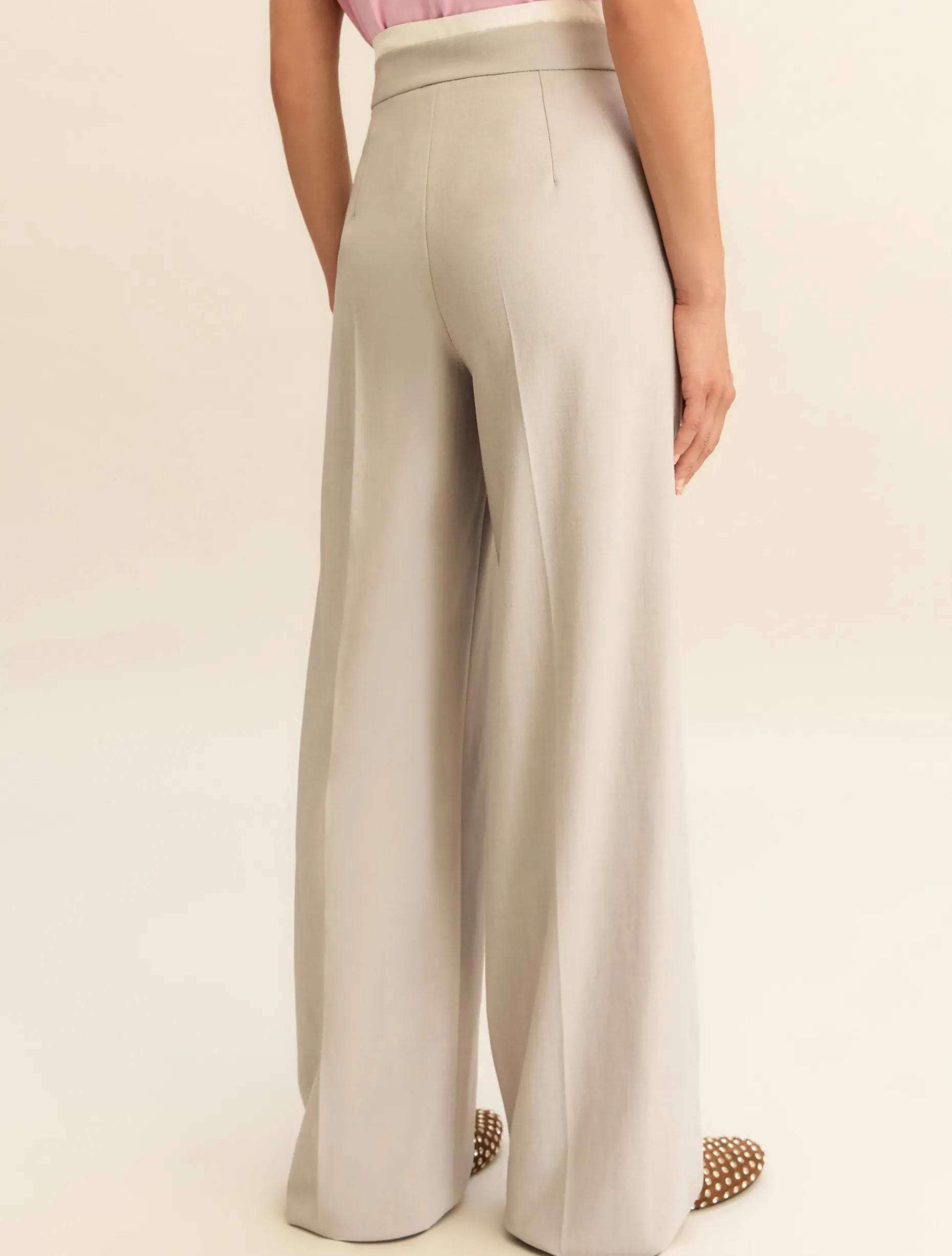 Pantalone con coulisse - GRIGIO CHIARO
