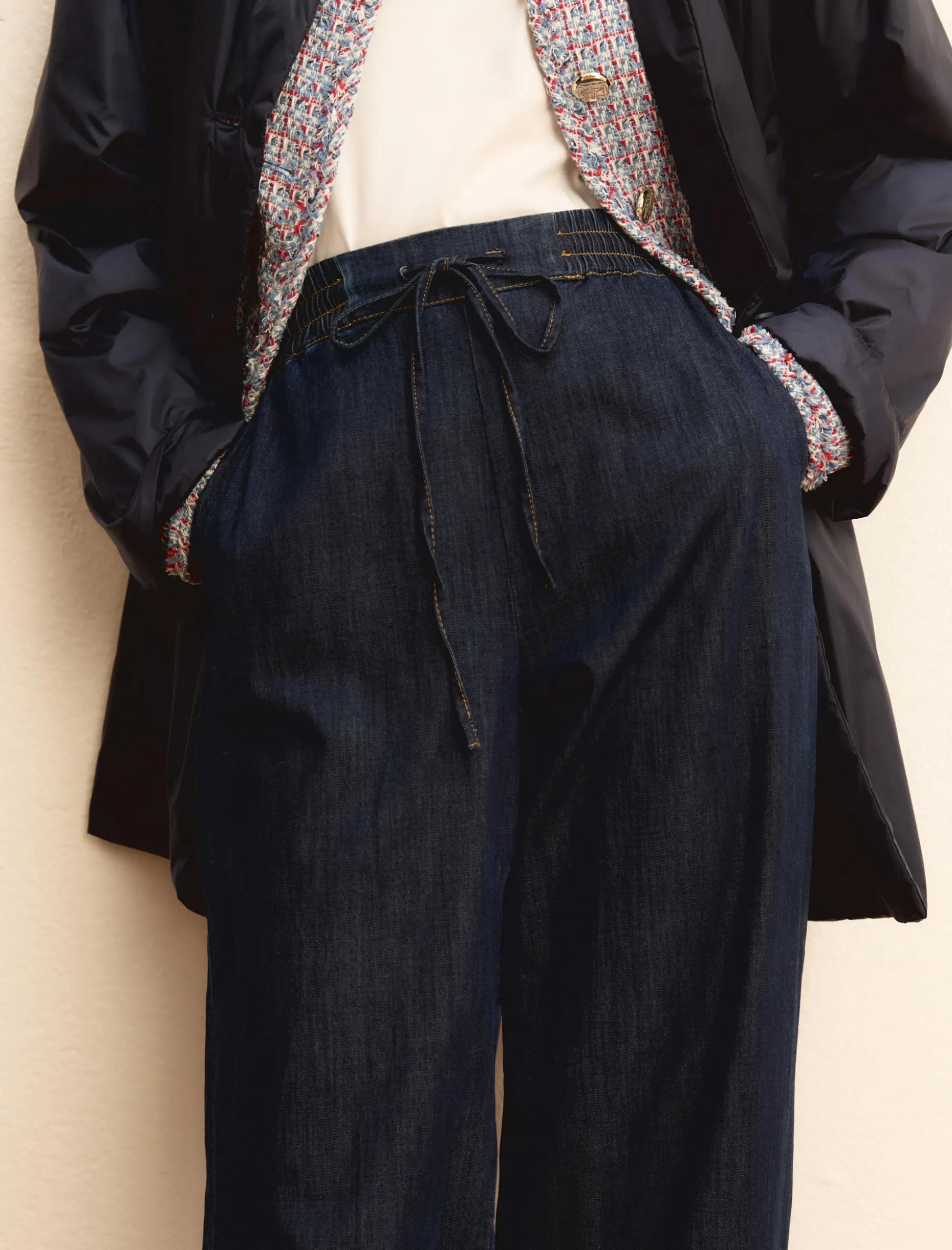 Pantalone in denim stretch - BLUE JEANS