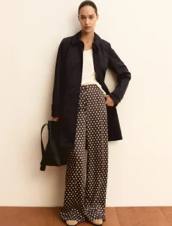 Pantalone in twill stampato - KAKI