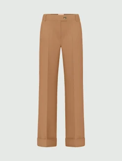 Pantalone in twill stretch - CAMMELLO