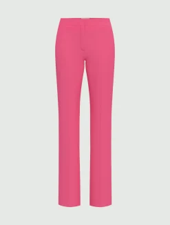 Pantalone slim flare - ROSA ANTICO