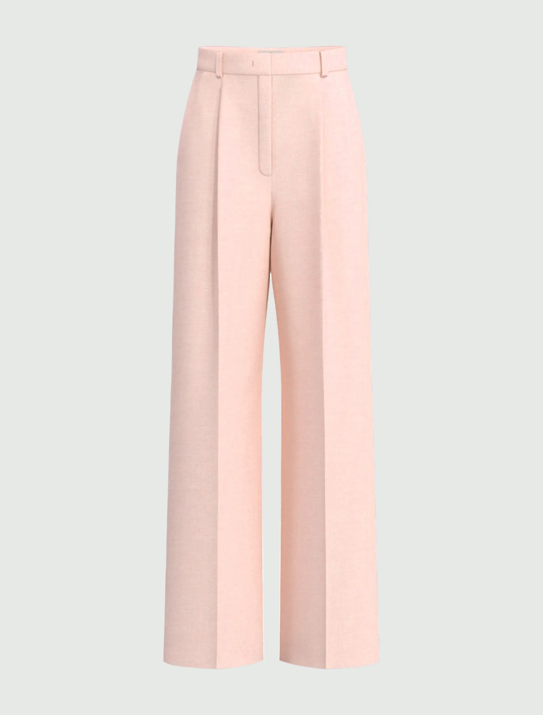 Pantalone in viscosa con lamé - ROSA