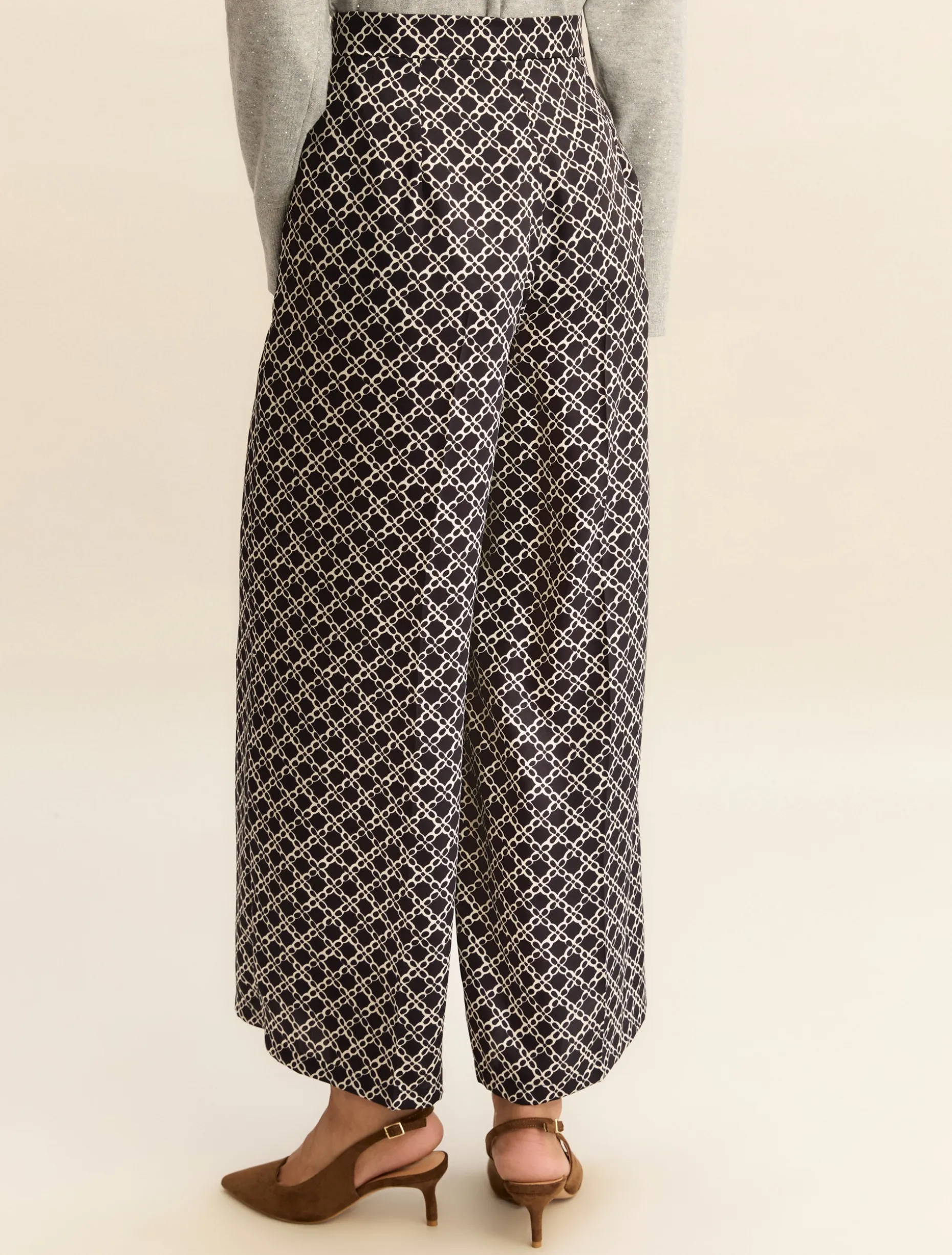 Pantaloni in twill - BLU