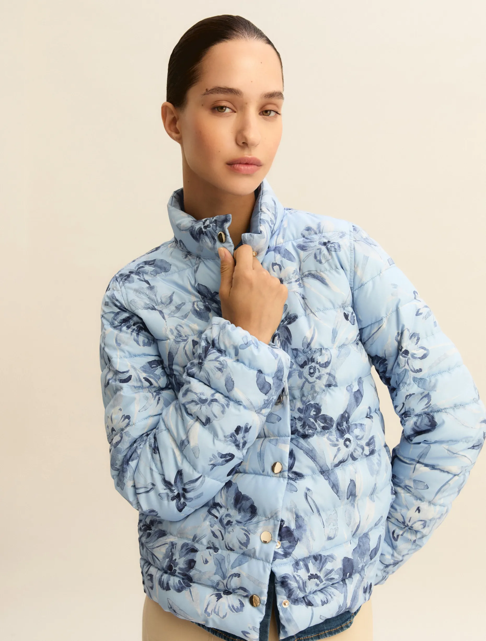 Piumino reversibile downproof - AZZURRO