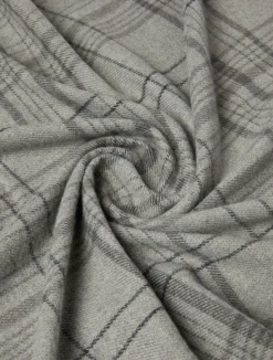 Sciarpa con frangia - SILVER