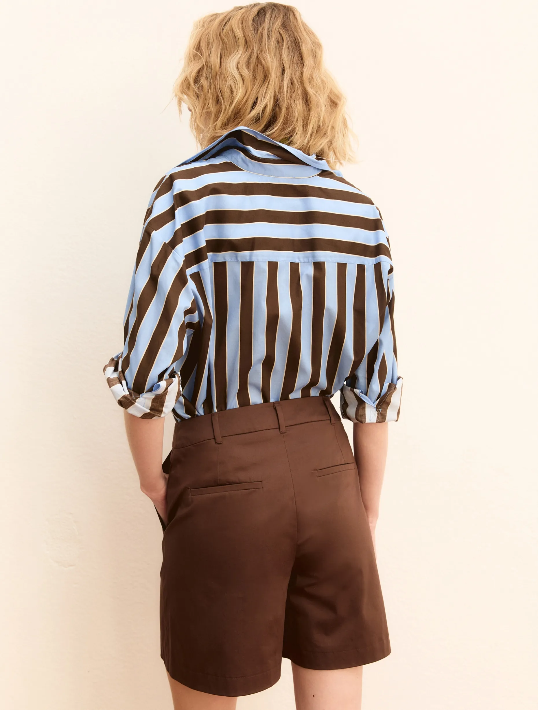 Shorts in raso stretch - CAFFE`