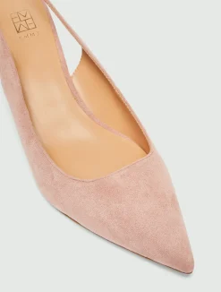 Slingback con tacco sottile - ROSA