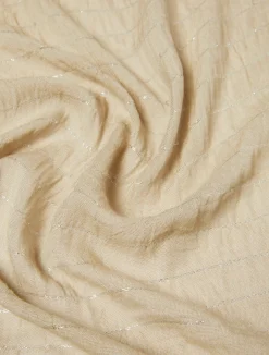 Stola con filo di lurex - BEIGE
