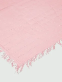 Stola con filo di lurex - ROSA