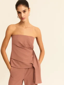 Top a bustier asimmetrico - MALVA