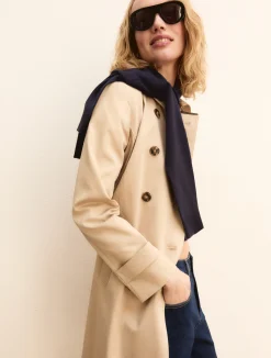 Trench in cotone stretch - BEIGE