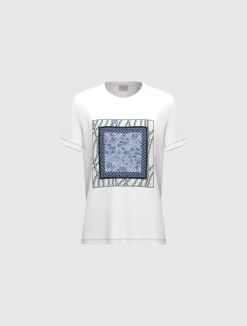T-shirt con stampa - BLU