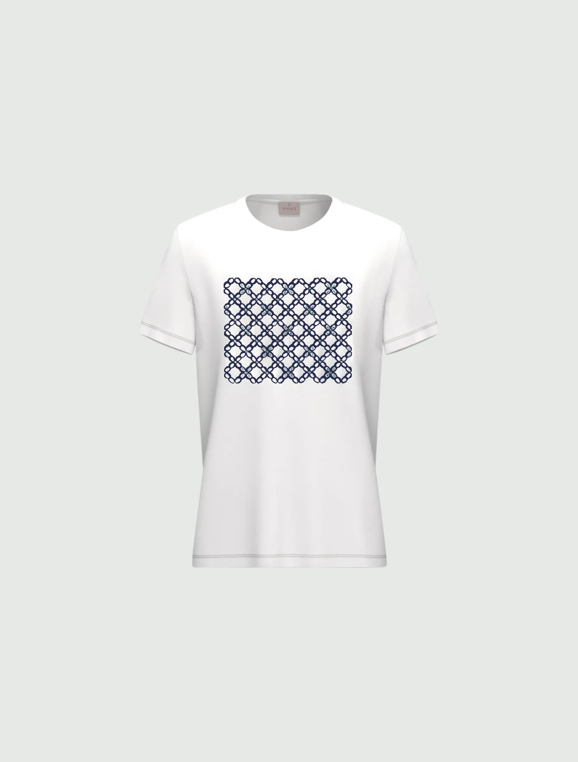 T-shirt con stampa - BLU