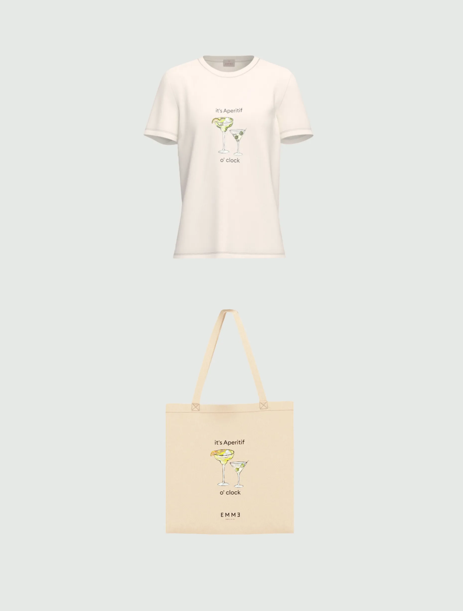T-shirt stampata - BIANCO LANA